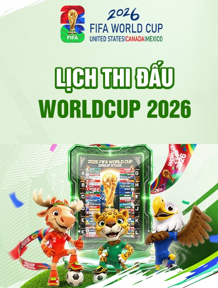 Lịch thi đấu WC2026 chính thức tại OK9